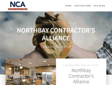 Tablet Screenshot of nbcontractorsalliance.com